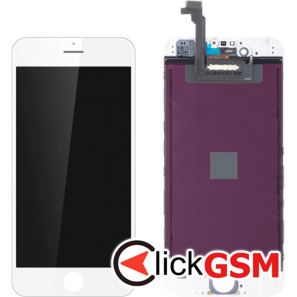 Piesa Display Cu Touchscreen Alb Apple Iphone 6 4i1c