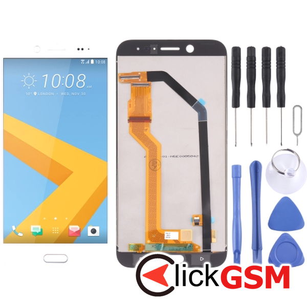 Piesa Display Cu Touchscreen Alb Htc 10 Evo 21fc