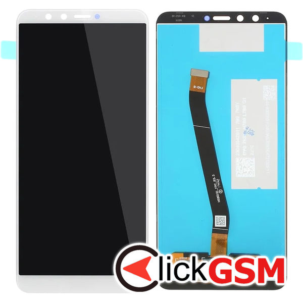 Piesa Display Cu Touchscreen Alb Huawei Y9 2018 4o89