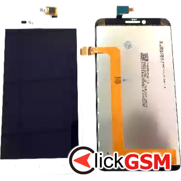 Piesa Piesa Display Cu Touchscreen Alb Lenovo A816 Ljw