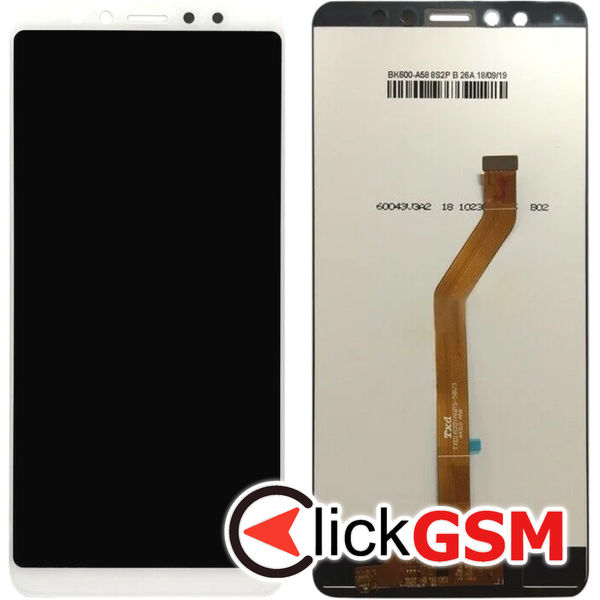 Piesa Display Cu Touchscreen Alb Lenovo K5 Pro 4soa