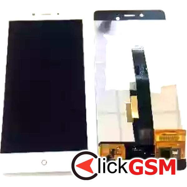 Piesa Display Cu Touchscreen Alb Nubia Z11 2n76