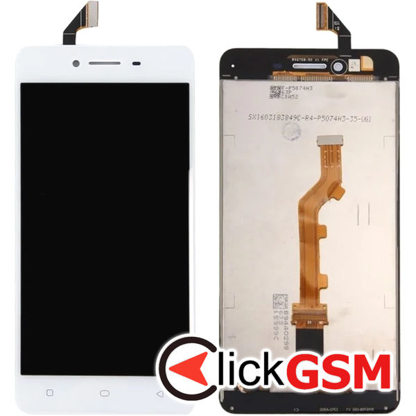 Piesa Display Cu Touchscreen Alb Oppo A37 4tuc