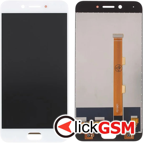 Piesa Piesa Display Cu Touchscreen Alb Oppo A77 4u0r