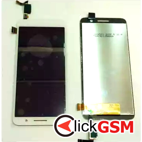 Piesa Piesa Display Cu Touchscreen Alb Portocaliu Alcatel 1 2k71