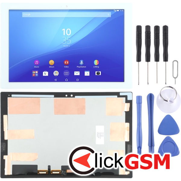 Piesa Piesa Display Cu Touchscreen Alb Sony Xperia Z4 Tablet 2134