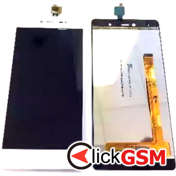 Piesa Piesa Display Cu Touchscreen Alb Wiko Fever 4g 374s