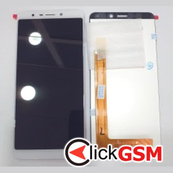 Piesa Display Cu Touchscreen Alb Wiko View Go 37cq