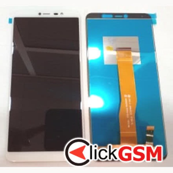 Piesa Piesa Display Cu Touchscreen Alb Wiko Y80 37en