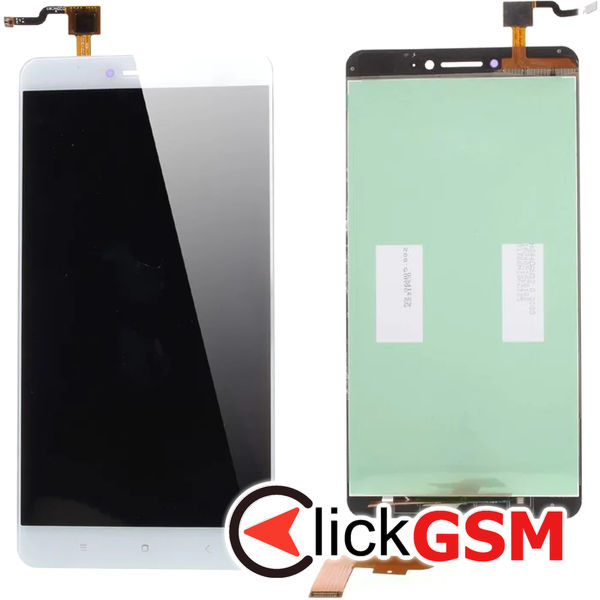 Piesa Display Cu Touchscreen Alb Xiaomi Mi Max 4wip