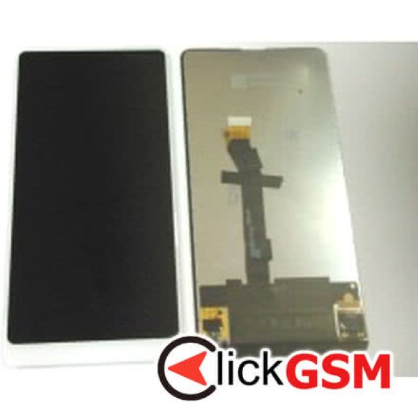 Piesa Piesa Display Cu Touchscreen Alb Xiaomi Mi Mix 2s 38pt