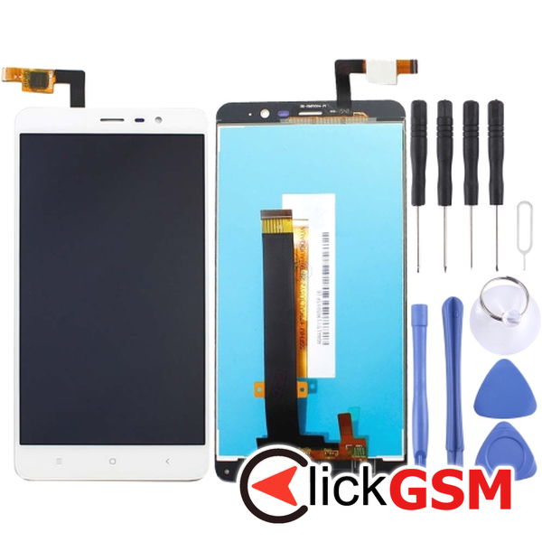 Piesa Piesa Display Cu Touchscreen Alb Xiaomi Redmi Note 3 4m7y