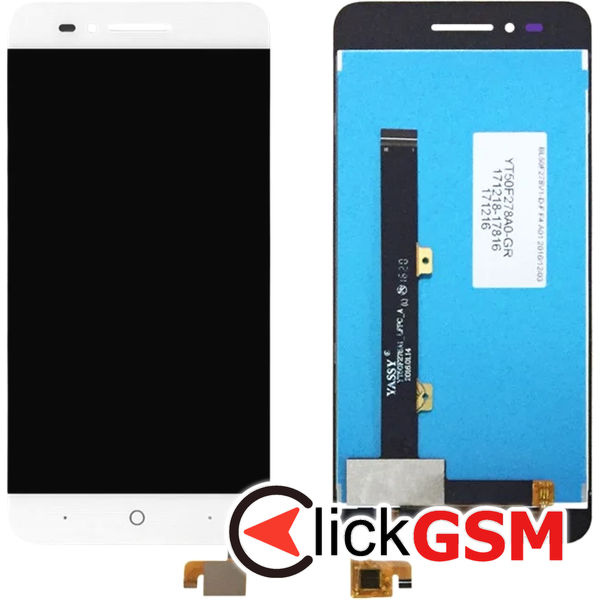 Piesa Display Cu Touchscreen Alb Zte Blade A612 4xp3