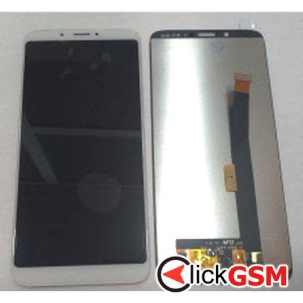 Piesa Display Cu Touchscreen Alb Zte Blade V18 2n0y