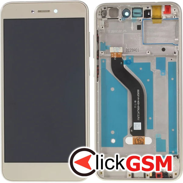 Piesa Piesa Display Cu Touchscreen Auriu Huawei P8 Lite 2017 4qmf