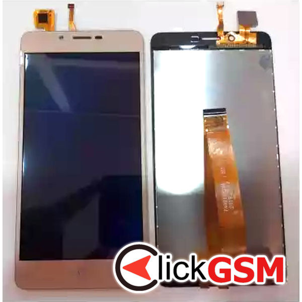 Piesa Display Cu Touchscreen Auriu Leagoo Kiicaa Power Lip