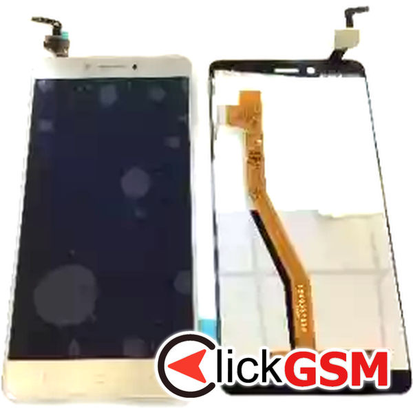 Piesa Display Cu Touchscreen Auriu Lenovo K6 Note Fd1