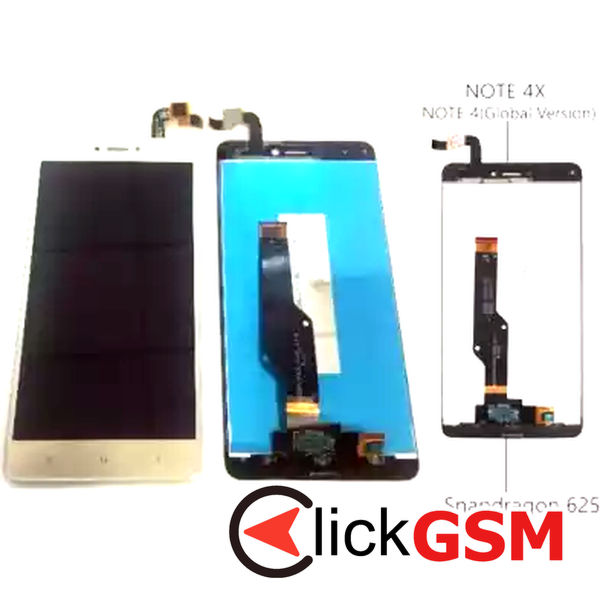 Piesa Piesa Display Cu Touchscreen Auriu Xiaomi Redmi Note 4x 3a8i