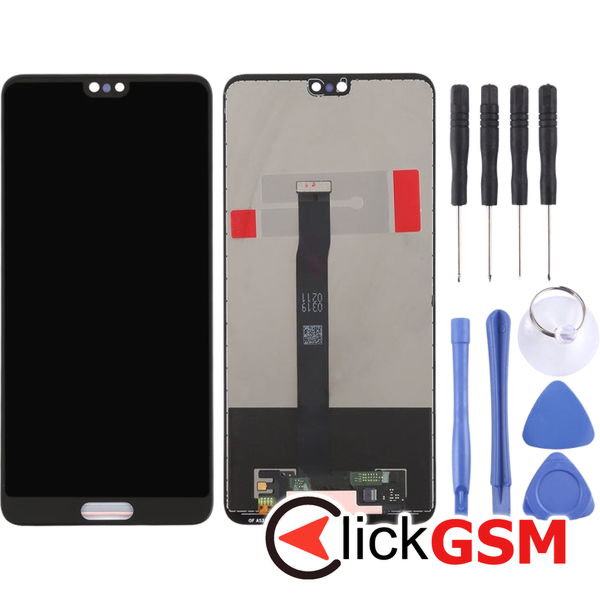 Piesa Piesa Display Cu Touchscreen Black Huawei P20 2f6n