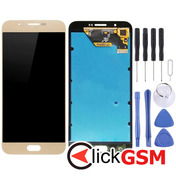 Piesa Display Cu Touchscreen Black Samsung Galaxy A8 4eoz