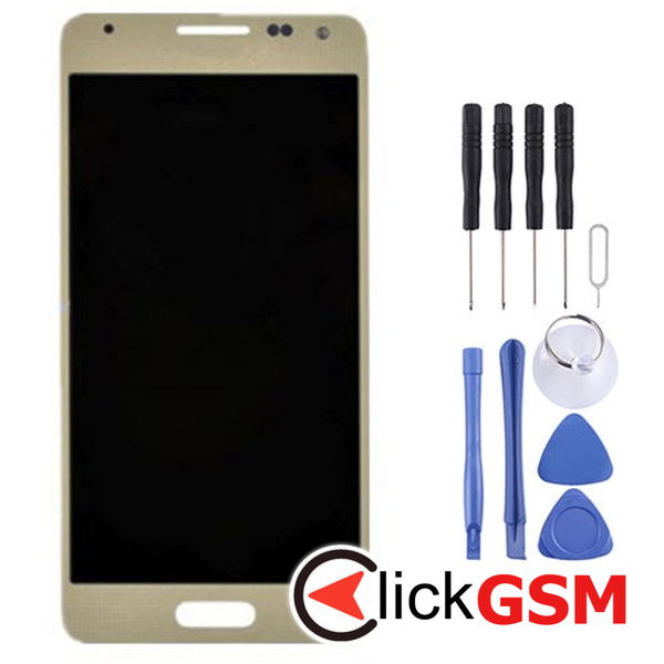 Piesa Piesa Display Cu Touchscreen Black Samsung Galaxy Alpha 4ev6