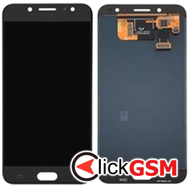 Piesa Display Cu Touchscreen Black Samsung Galaxy C7 53d4