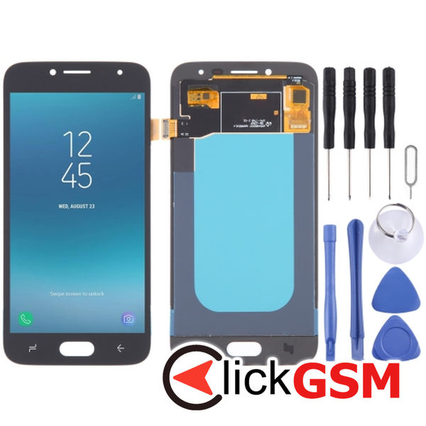 Piesa Piesa Display Cu Touchscreen Black Samsung Galaxy J2 Pro 4ey9