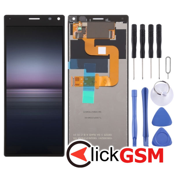 Piesa Piesa Display Cu Touchscreen Black Sony Xperia 8 4otc