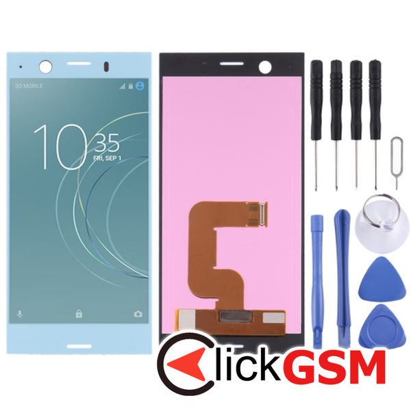 Piesa Piesa Display Cu Touchscreen Blue Sony Xperia Xz1 Compact 2unt