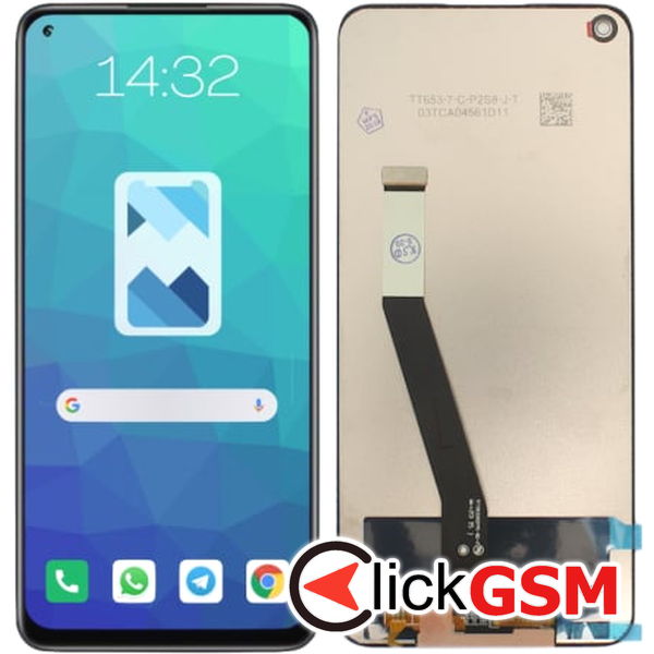 Piesa Display Cu Touchscreen Fara Rama Xiaomi Redmi Note 9 2dg1