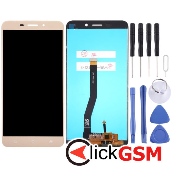 Piesa Display Cu Touchscreen Gold Asus Zenfone 3 Laser 25cs