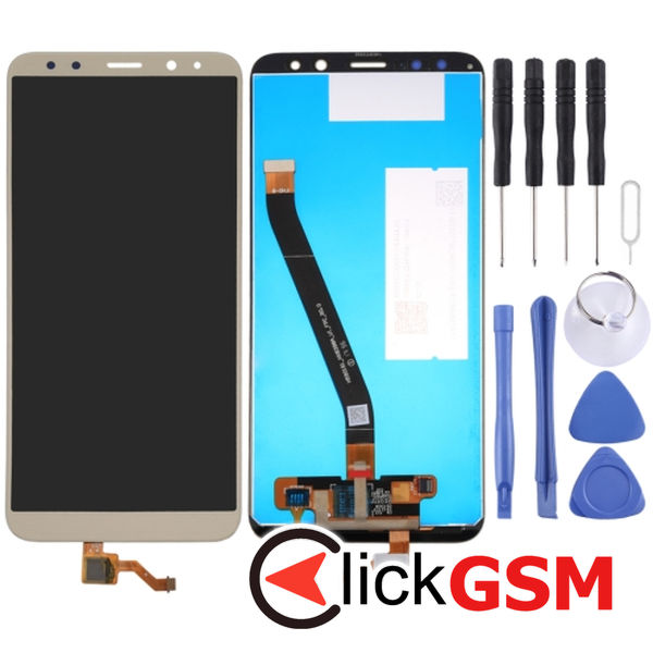 Piesa Piesa Display Cu Touchscreen Gold Huawei Mate 10 Lite 4nbi