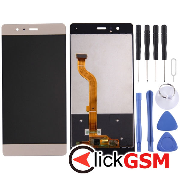 Piesa Display Cu Touchscreen Gold Huawei P9 4nfz