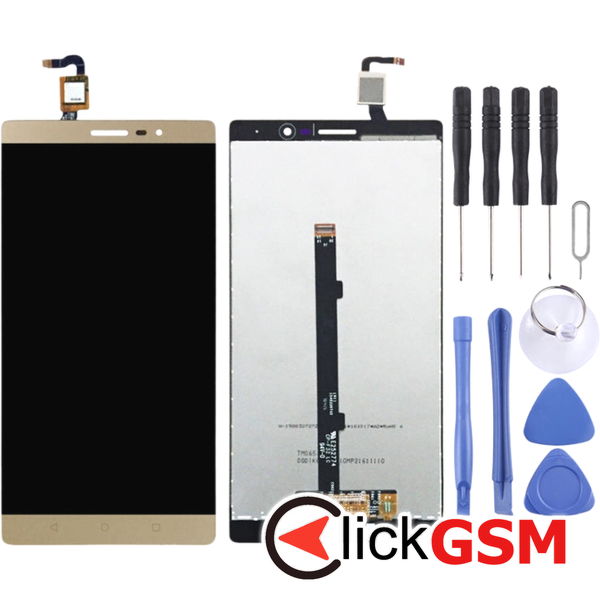 Piesa Piesa Display Cu Touchscreen Gold Lenovo Phab 2 244t