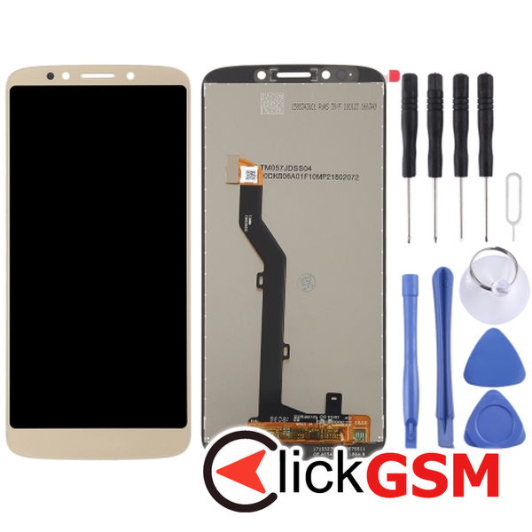 Piesa Piesa Display Cu Touchscreen Gold Motorola Moto E5 22ux