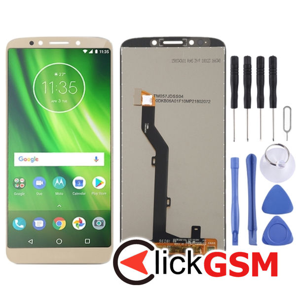 Piesa Piesa Display Cu Touchscreen Gold Motorola Moto G6 Play 22tg