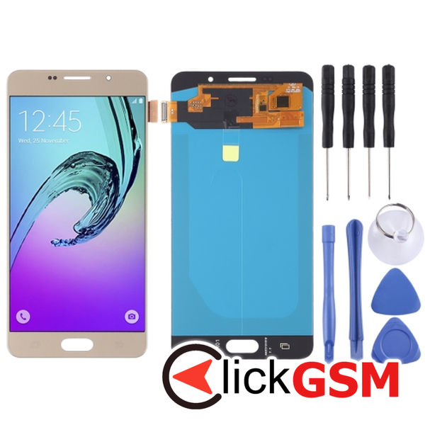 Piesa Display Cu Touchscreen Gold Samsung Galaxy A71 4o54