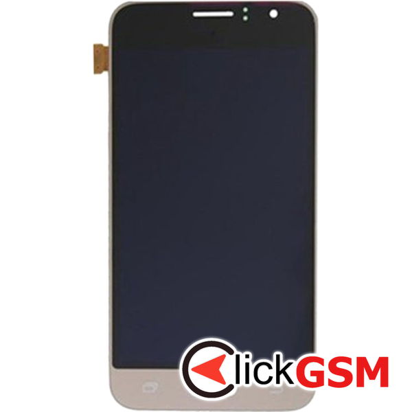 Piesa Display Cu Touchscreen Gold Samsung Galaxy J1 2016 4eqw