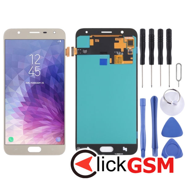 Piesa Piesa Display Cu Touchscreen Gold Samsung Galaxy J4 2018 4f16