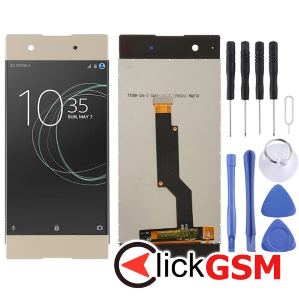 Piesa Piesa Display Cu Touchscreen Gold Sony Xperia Xa1 214h