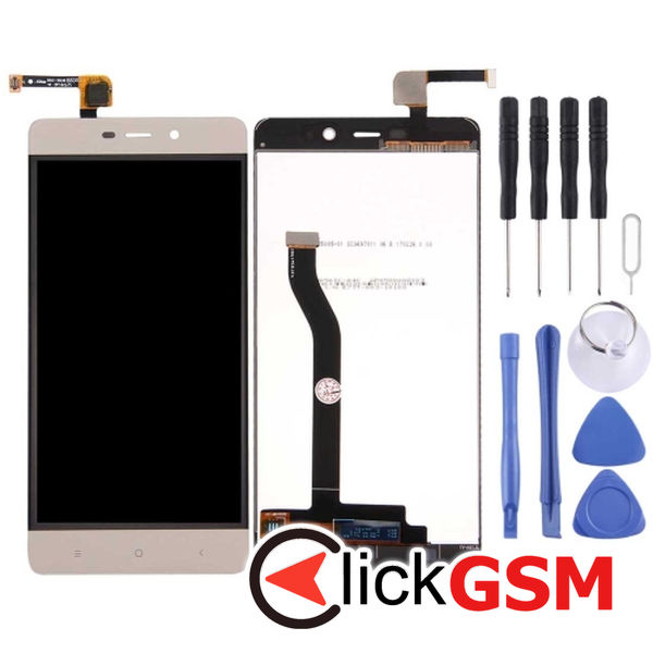 Piesa Piesa Display Cu Touchscreen Gold Xiaomi Redmi 4 Prime 4p57