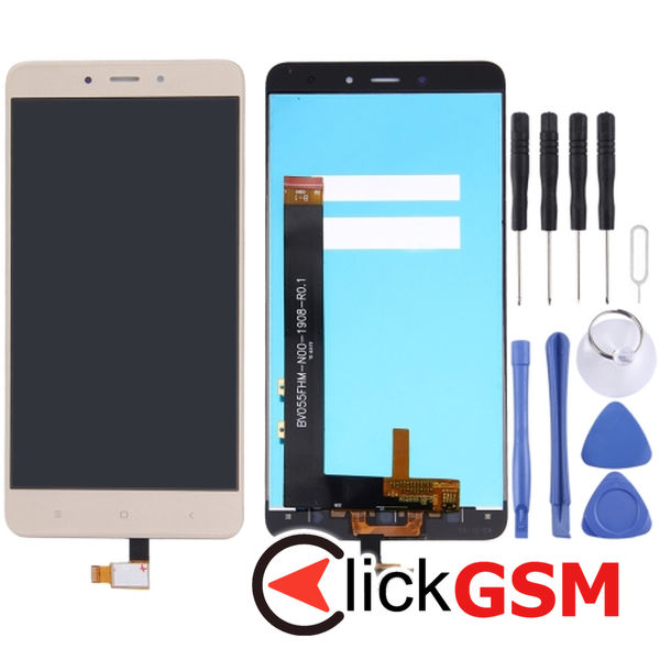 Piesa Display Cu Touchscreen Gold Xiaomi Redmi Note 4 4p39