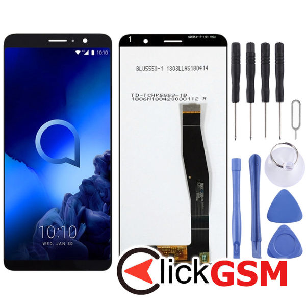 Piesa Piesa Display Cu Touchscreen Negru Alcatel 1x 2019 24d5