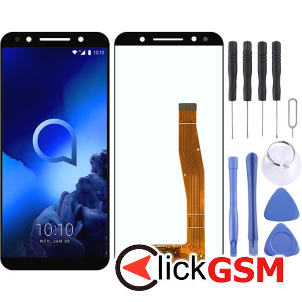 Piesa Display Cu Touchscreen Negru Alcatel 3l 24cx