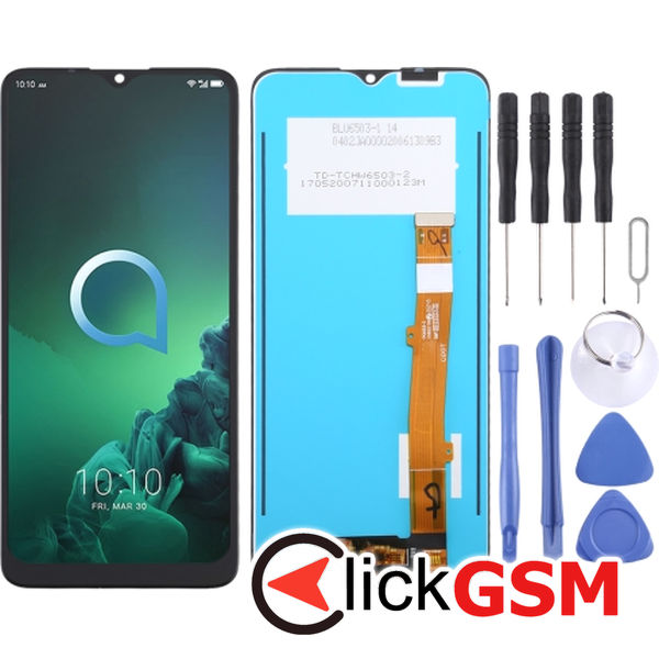 Piesa Piesa Display Cu Touchscreen Negru Alcatel 3x 2020 24cu