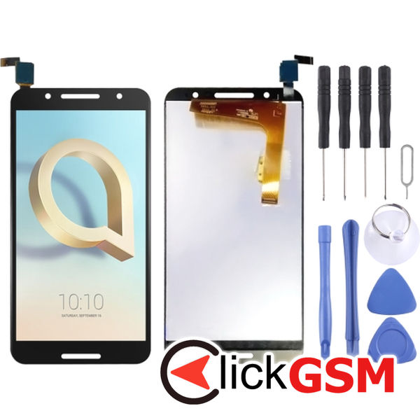 Piesa Piesa Display Cu Touchscreen Negru Alcatel A7 3353