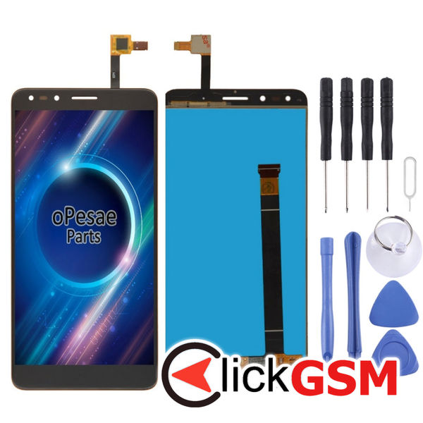 Piesa Display Cu Touchscreen Negru Alcatel Pop 4 Xl 24if