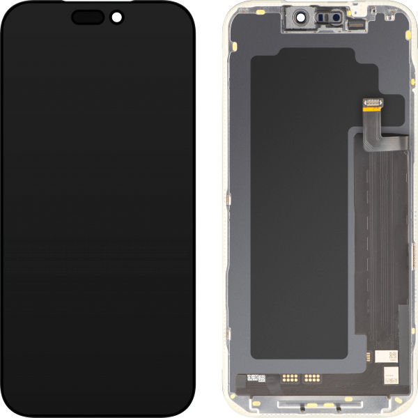Apple iPhone 17 Pro Max · Display cu Touchscreen MP compatibil cu Apple iPhone 17 Pro Max, cu Rama, Versiune Soft OLED FHD 120Hz IC Movable, Negru, Resigilat