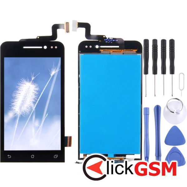 Piesa Display Cu Touchscreen Negru Asus Zenfone 4 2014 25dh