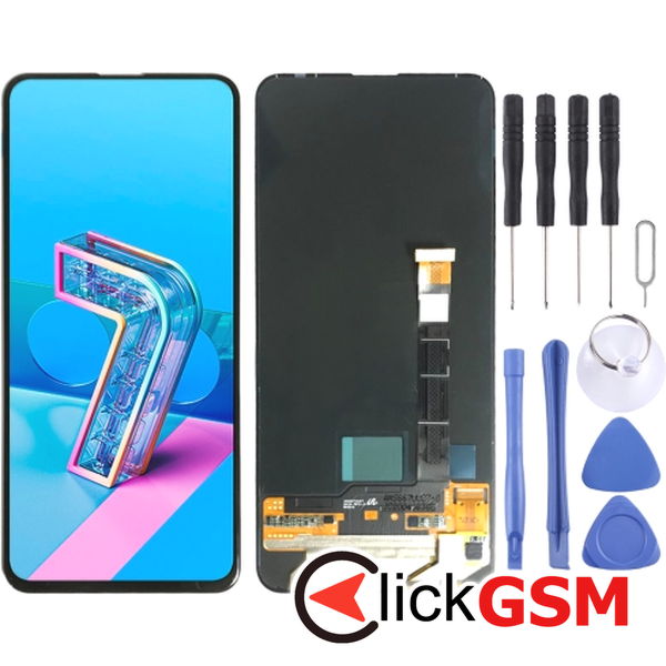 Piesa Display Cu Touchscreen Negru Asus Zenfone 7 Pro 258h